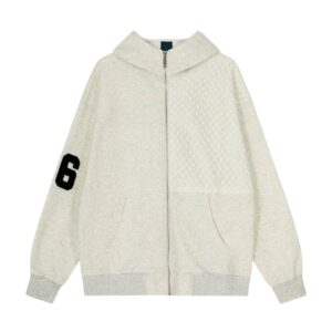 Minimalist Digital-Print Hoodie