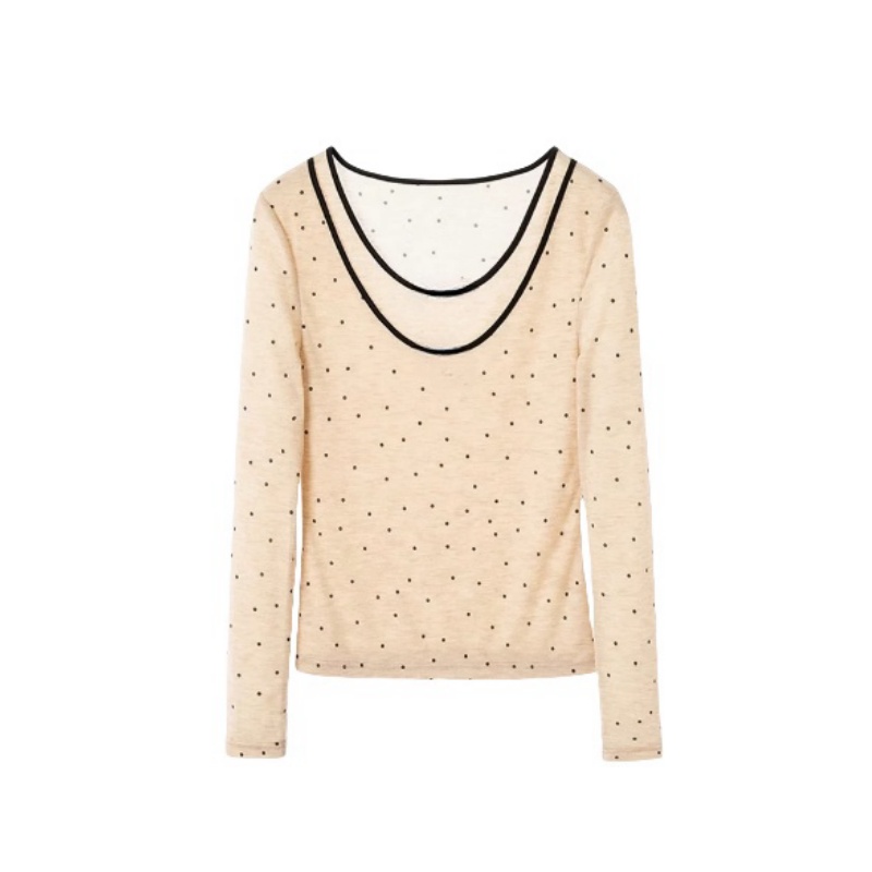 Polka Dot Loose Long Sleeves