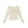 3d Flower Long Sleeves
