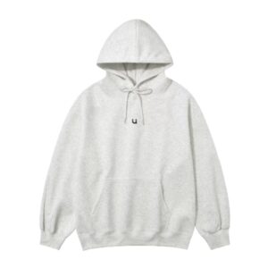 Versatile Grey Sporty Hoodie