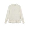 Preppy Sweet Lace Long Sleeves